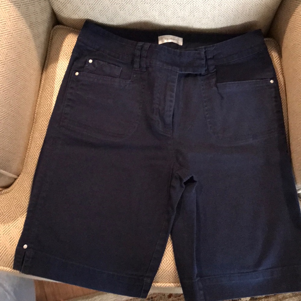 Navy Bermuda Shorts